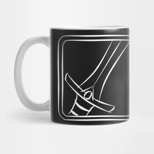 Warrior Class Icon (White) Mug